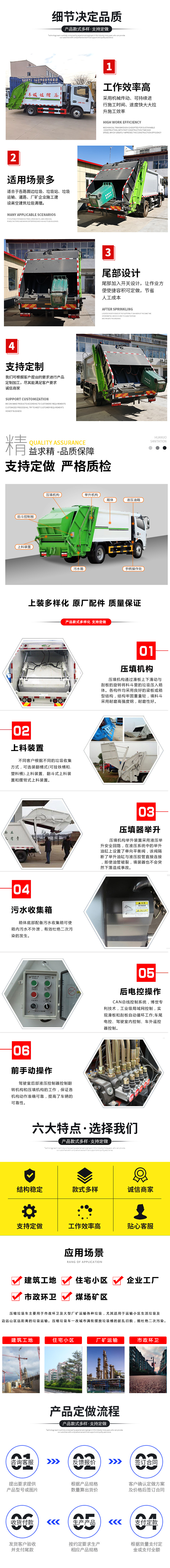 7方東風東風多利卡壓縮垃圾車